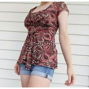 Sweet pea blouse tie back